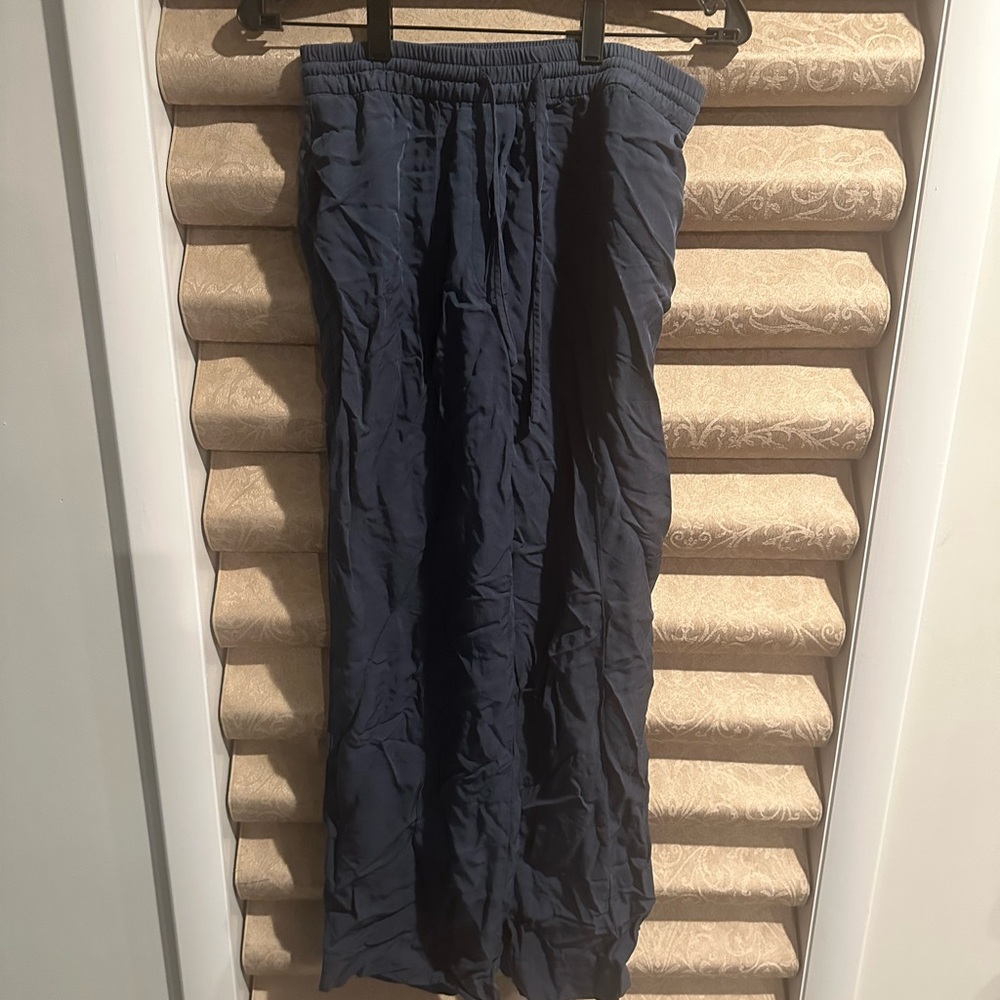 Zara Black Elastic Waist Trousers